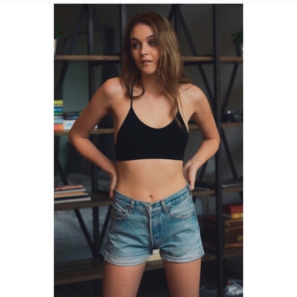 Black mesh tattoo bralette - Picture 2 of 3